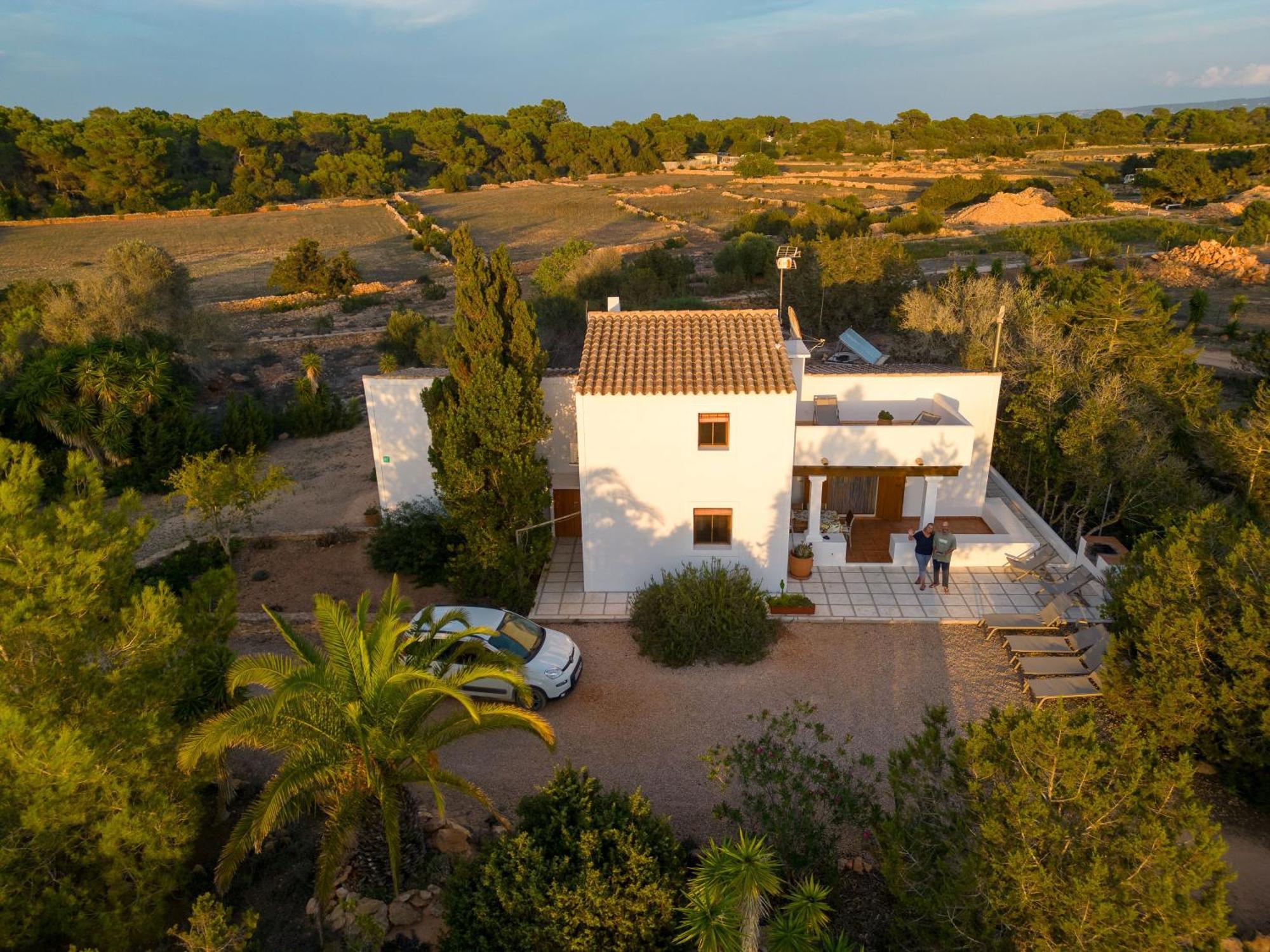 Ses Oliveres Villa Cala Saona Buitenkant foto