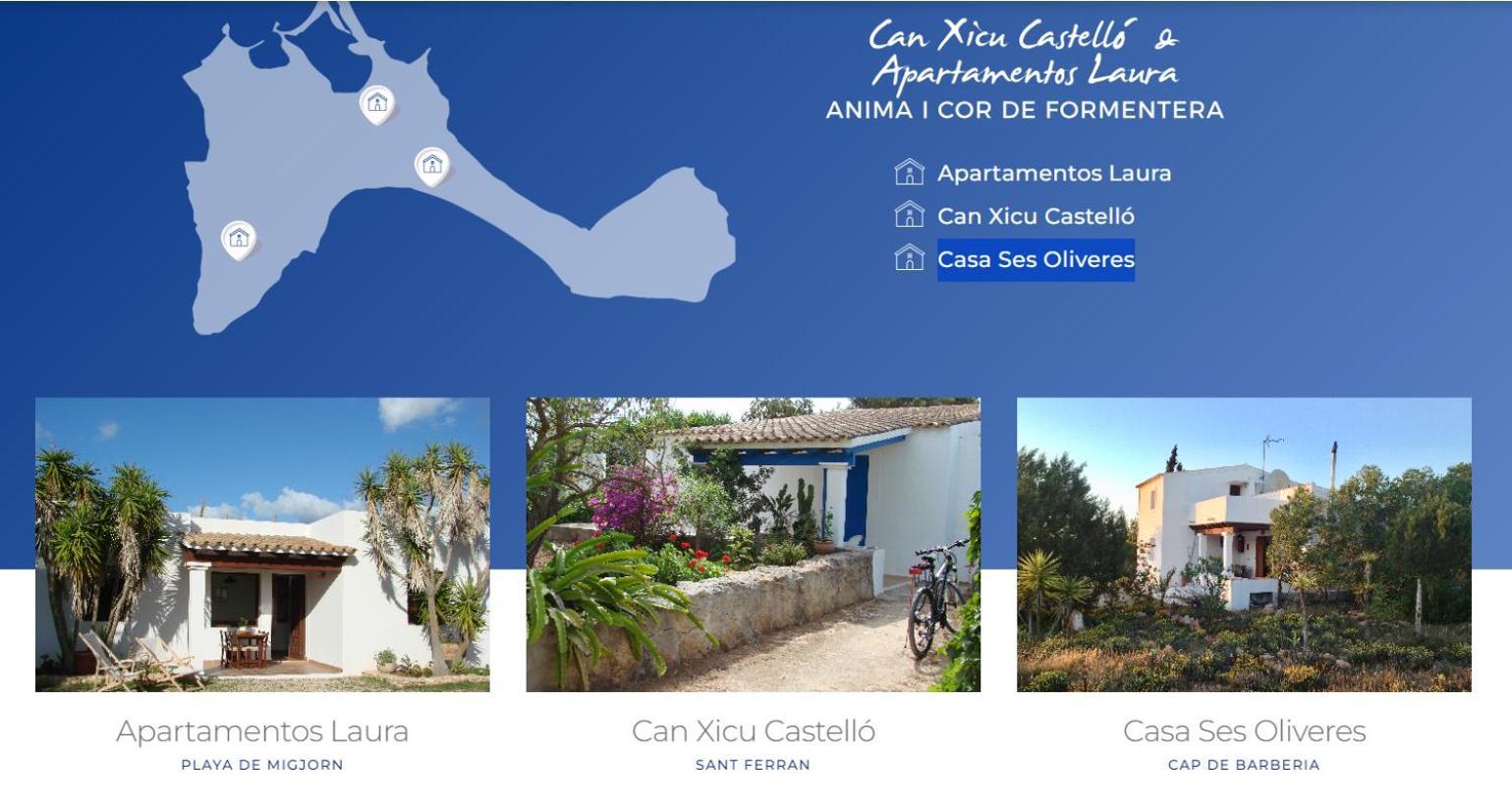 Ses Oliveres Villa Cala Saona Buitenkant foto